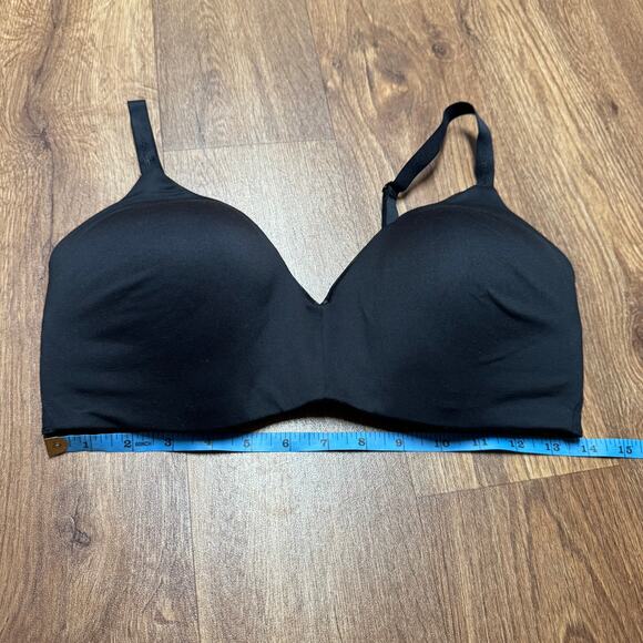 Calvin Klein Womens Lightly Lined Wirefree Bra Black Size Large T-Shirt Bra - Picture 8 of 9